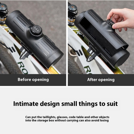 2130Bolsa de cuadro para bicicleta rígida antirrobo con candado de combinación