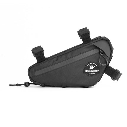 2080 Bolsa de cuadro triangular para bicicleta de carretera impermeable con puerto para cable oculto