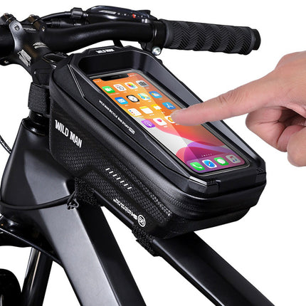 Sacoche de cadre pour vélo avec porte-téléphone tactile WILD MAN