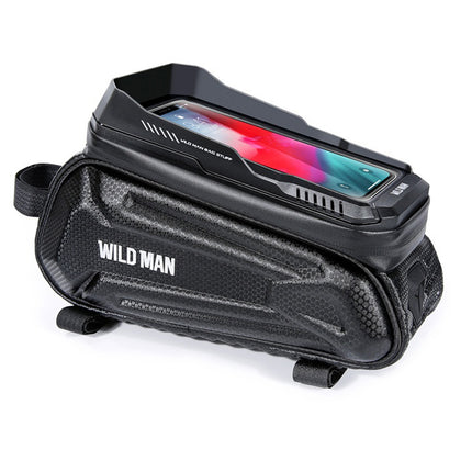 Sacoche de cadre vélo avec porte-téléphone étanche WILD MAN XT5