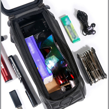 Sacoche de cadre vélo avec porte-téléphone étanche WILD MAN XT5