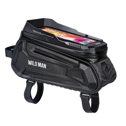 Sacoche de cadre vélo avec porte-téléphone étanche WILD MAN XT5