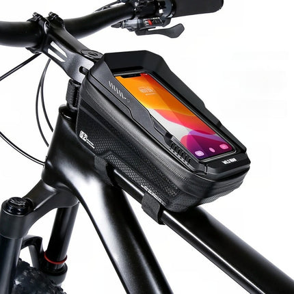 Sacoche de cadre vélo avec porte-téléphone etanche WILD MAN XT2