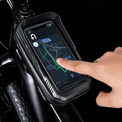 Sacoche de cadre vélo avec porte-téléphone etanche WILD MAN XT2