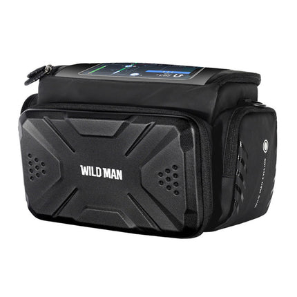 Sacoche de guidon vélo avec porte-téléphone et coque WILD MAN