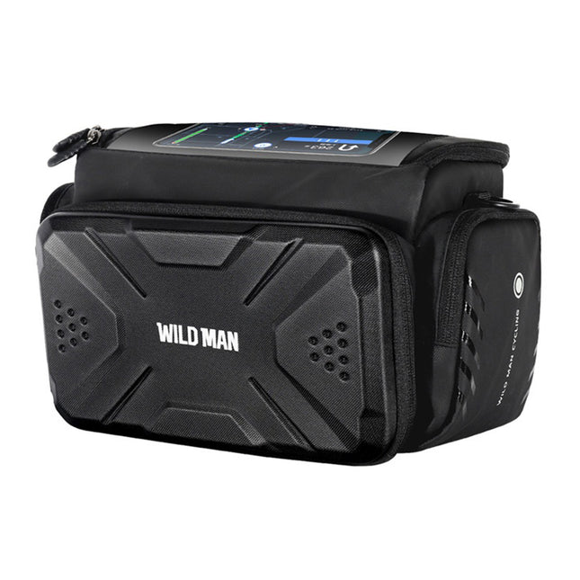 Sacoche de guidon vélo avec porte-téléphone et coque WILD MAN