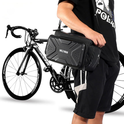 Sacoche de guidon vélo avec porte-téléphone et coque WILD MAN