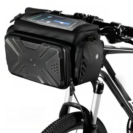 Sacoche de guidon vélo avec porte-téléphone et coque WILD MAN