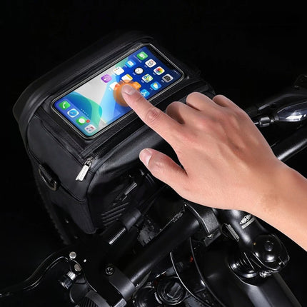 Sacoche de cadre de vélo avec porte-téléphone etanche WILD MAN