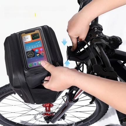 Sacoche de cadre de vélo avec porte-téléphone etanche WILD MAN