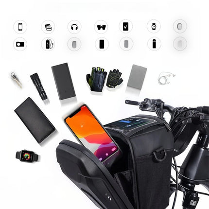 Sacoche de cadre de vélo avec porte-téléphone etanche WILD MAN