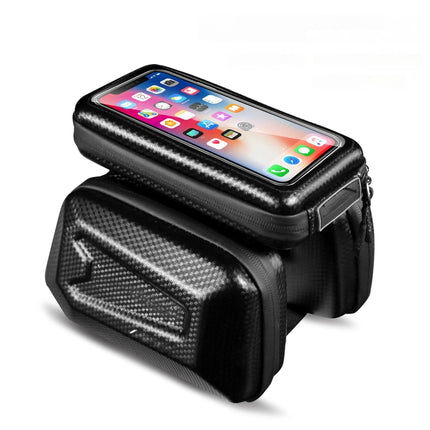 Bolsa de quadro para bicicleta com suporte para telemóvel WILD MAN