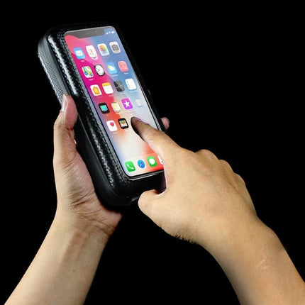 Bolsa de quadro para bicicleta com suporte para telemóvel WILD MAN