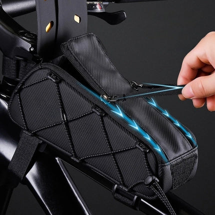 Sacoche pour cadre de vélo avec porte-téléphone tactile étanche WILD MAN