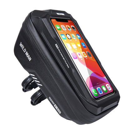 Sacoche de cadre vélo avec porte-téléphone tactile étanche WILD MAN
