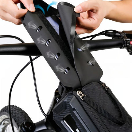 Sacoche de cadre vélo avec porte-téléphone tactile WILD MAN M90
