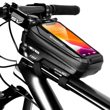 Sacoche pour cadre de vélo avec porte-téléphone étanche WILD MAN