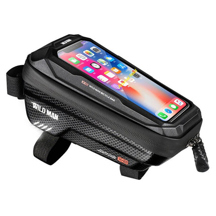 Sacoche pour cadre de vélo avec porte-téléphone étanche WILD MAN