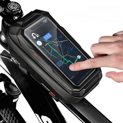 Sacoche pour cadre de vélo avec porte-téléphone étanche WILD MAN
