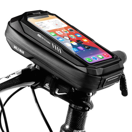 Sacoche de guidon vélo avec porte téléphone tactile WILD MAN