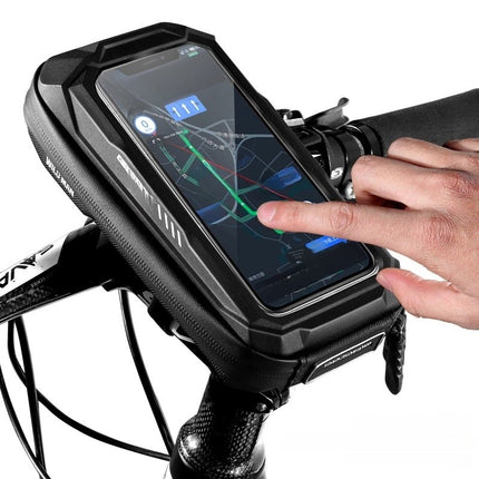 Sacoche de guidon vélo avec porte téléphone tactile WILD MAN