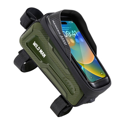 Sacoche de cadre vélo avec porte-téléphone tactile WILD MAN M20