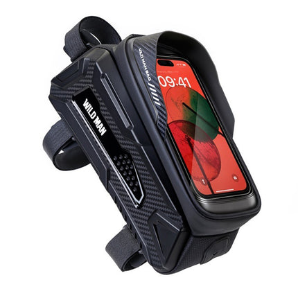 Sacoche de cadre vélo avec porte-téléphone tactile WILD MAN M30