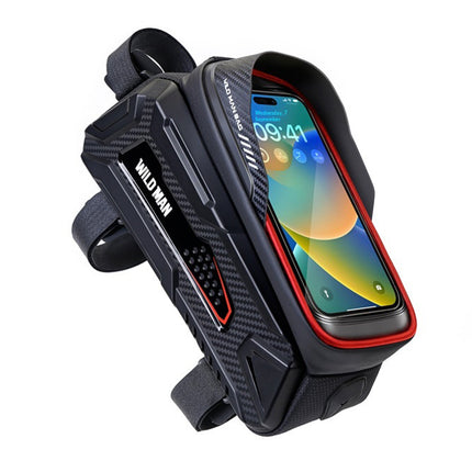 Sacoche de cadre vélo avec porte-téléphone tactile WILD MAN M30