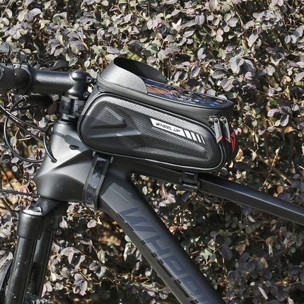 2133 Waterproof bike frame bag with 7'' touchscreen for smartphone