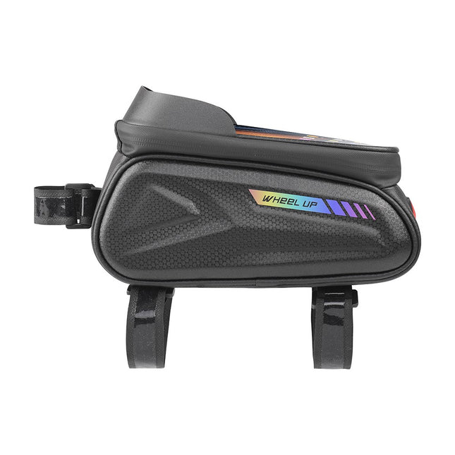 2055 Borsa da telaio per bici impermeabile con schermo tattile 7'' per smartphone