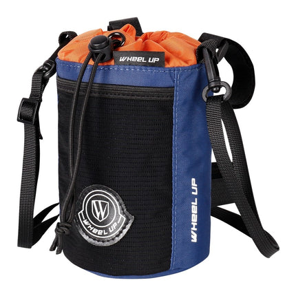 89Sacoche de guidon vélo avec porte-bouteille, bandoulière et fixation velcro