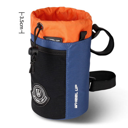 89Sacoche de guidon vélo avec porte-bouteille, bandoulière et fixation velcro