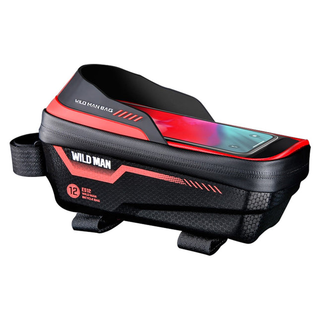 2150Bolsa de cuadro rígida para bicicleta EVA+PU con pantalla táctil TPU para smartphone