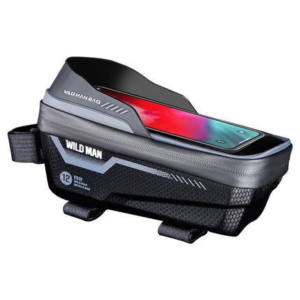 2143Bolsa de cuadro rígida para bicicleta EVA+PU con pantalla táctil TPU para smartphone