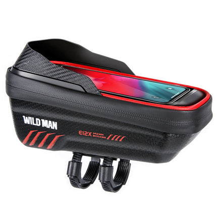 1961Sacoche de guidon tube vélo étanche 1L avec écran tactile TPU