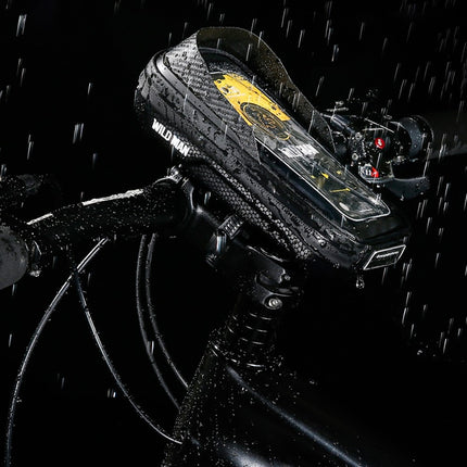 2120 Bicycle frame bag 0.5L rigid EVA+PU with TPU touch screen