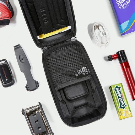 2120 Bicycle frame bag 0.5L rigid EVA+PU with TPU touch screen