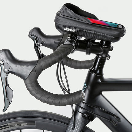 2120 Bicycle frame bag 0.5L rigid EVA+PU with TPU touch screen