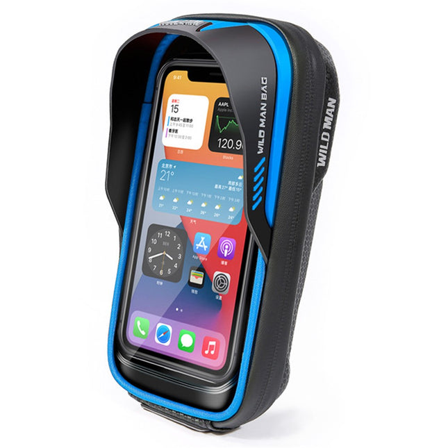 2069Sacoche de guidon vélo rigide 0.5L avec écran tactile TPU pour rangement