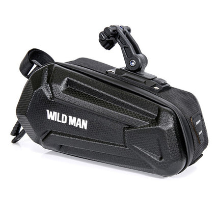 2077Bolsa de sillín para bicicleta 1.2L bajo asiento, almacenamiento para MTB y carretera