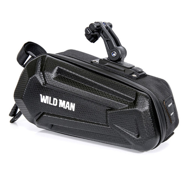 2077Bolsa de sillín para bicicleta 1.2L bajo asiento, almacenamiento para MTB y carretera