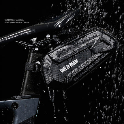 2077Bolsa de sillín para bicicleta 1.2L bajo asiento, almacenamiento para MTB y carretera