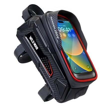 2047Bolsa de cuadro para bicicleta 1L rígida impermeable con pantalla táctil