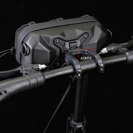 2097Sacoche de guidon vélo grande capacité rigide EVA avec bandoulière