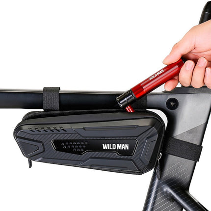 2132Bolsa de cuadro para bicicleta 1L PU+EVA+TPU para teléfono y herramientas