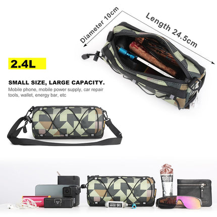 2116 Bicycle handlebar bag 900D waterproof polyester, front storage