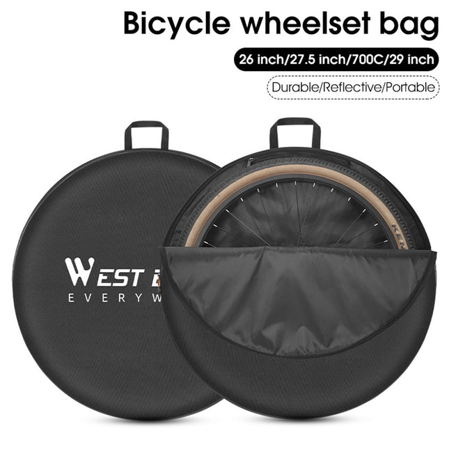 1904 Polyester bike wheel cover for MTB 26-27.5’’