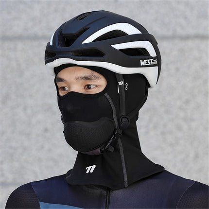 Cagoule polaire thermique coupe-vent WEST BIKING