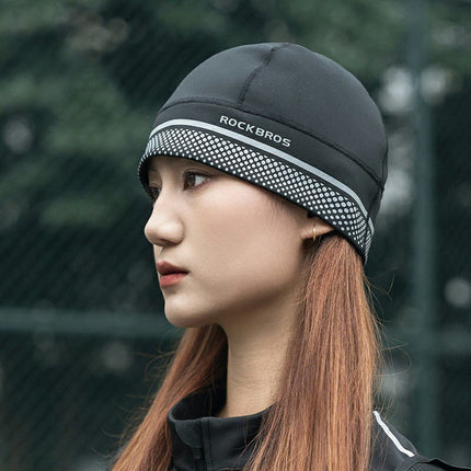 ROCKBROS Bonnet Cyclisme Hiver Cache-Oreilles Coupe-Vent