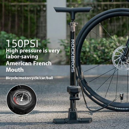 1933Pompe bici a pedale 150 PSI alta pressione con manometro